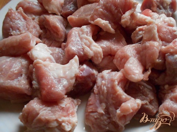 Рецепт Свинина с маринованными огурцами