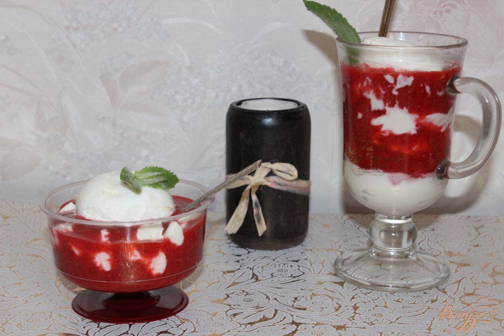 Творожный крем с клубникой Творожный крем с клубникой