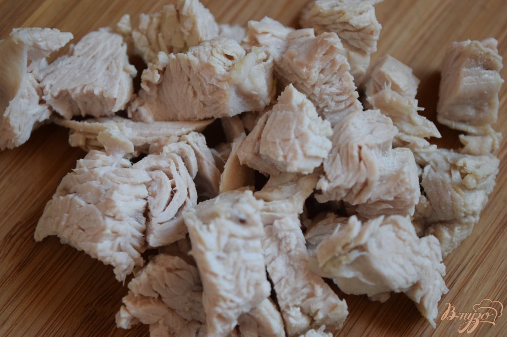 Рецепт Салат с куриным филе и брокколи