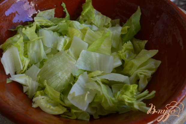Рецепт Овощной салат с отварной чечевицей