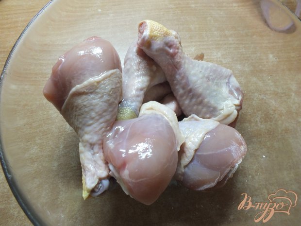 Рецепт Куриные голени запеченные в горчице с зеленью