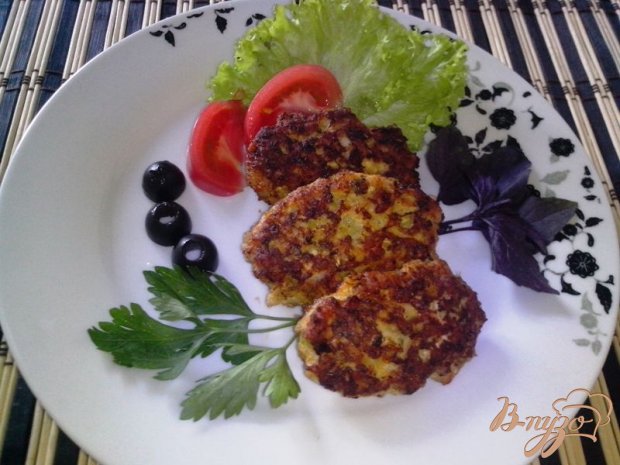Котлеты из мяса индейки с кабачком Котлеты из мяса индейки с кабачком