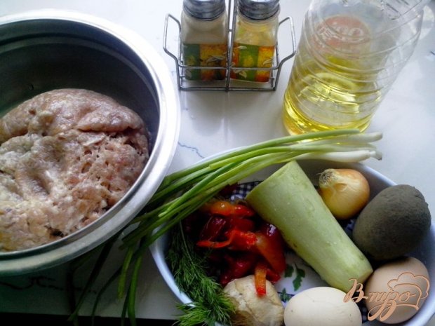 Рецепт Котлеты из мяса индейки с кабачком