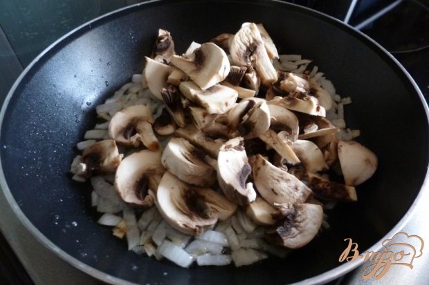 Рецепт Пшенная каша с грибами и кабачками