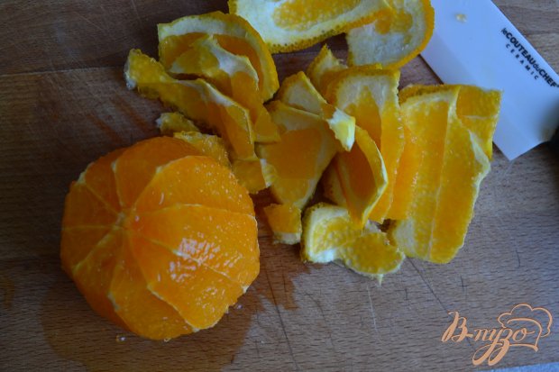 Рецепт Салат с копченой курицей и апельсином