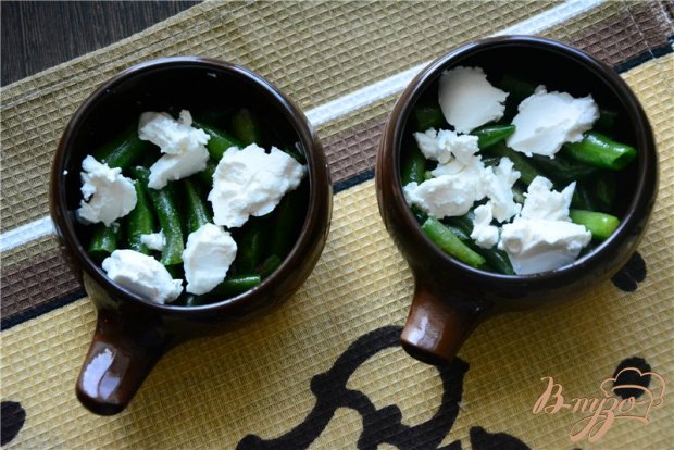 Зеленая фасоль с яйцом Зеленая фасоль с яйцом