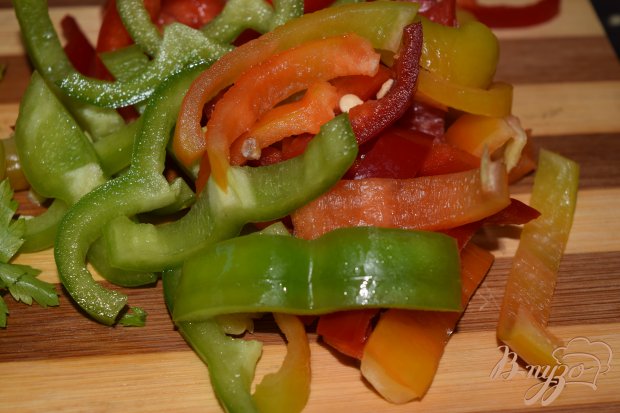 Рецепт Теплый салат с болгарским перцем