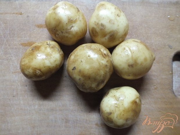 Рецепт Молодой картофель запеченый с имбирем и укропом