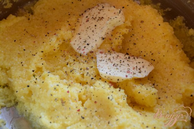Рецепт Полента с помидорами и сыром фета