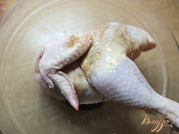 Рецепт Цыпленок запеченный в рукаве в соевом маринаде
