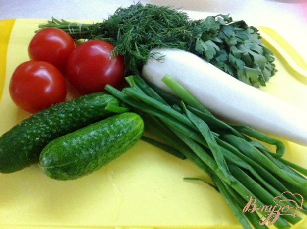 Рецепт Овощной салат с дайконом