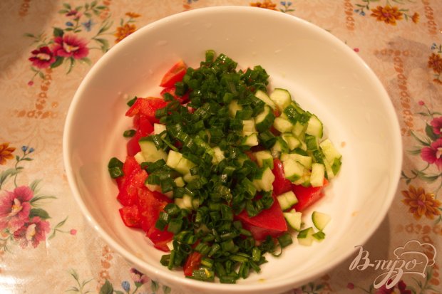 Сочный салат с курицей и бальзамиком Сочный салат с курицей и бальзамиком