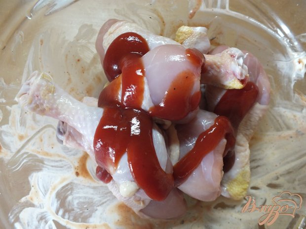 Рецепт Куриные ножки в маринаде из кетчупа и специй