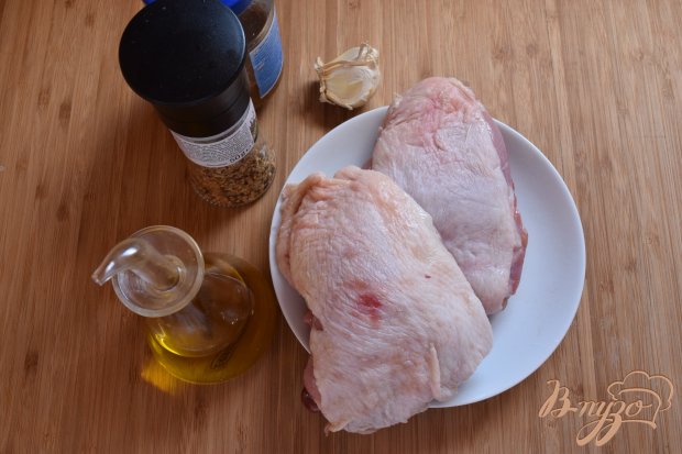 Рецепт Куриные бедра в горчично-чесночном маринаде