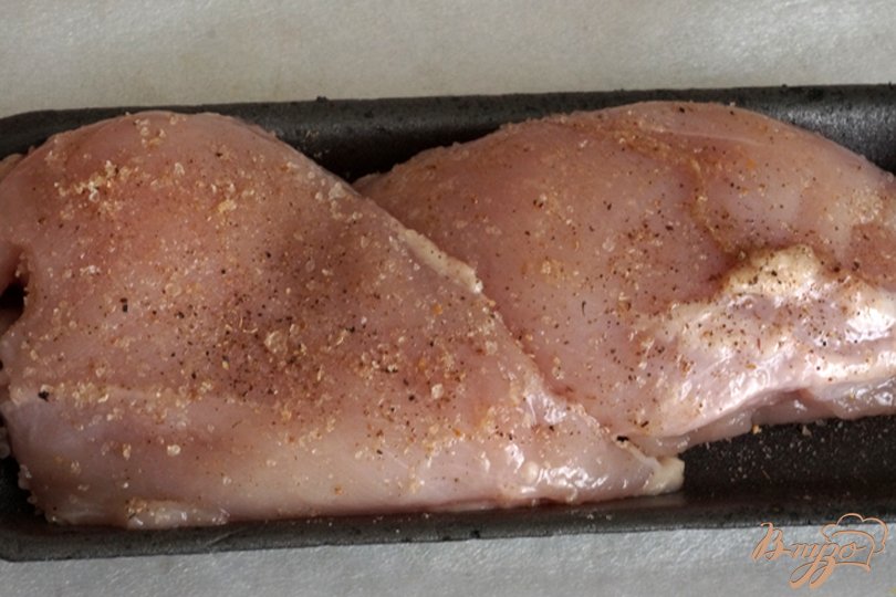 Куриные грудки в апельсиновом соусе+салат из капусты Куриные грудки в апельсиновом соусе+салат из капусты