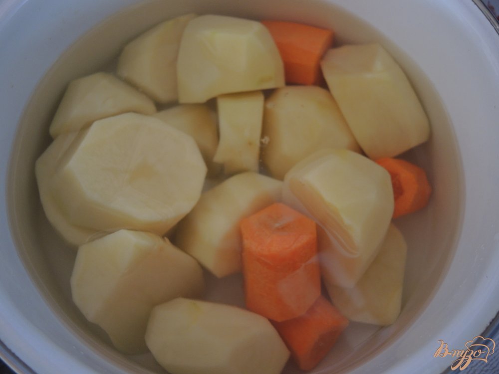 Суп с картофельными клецками Суп с картофельными клецками