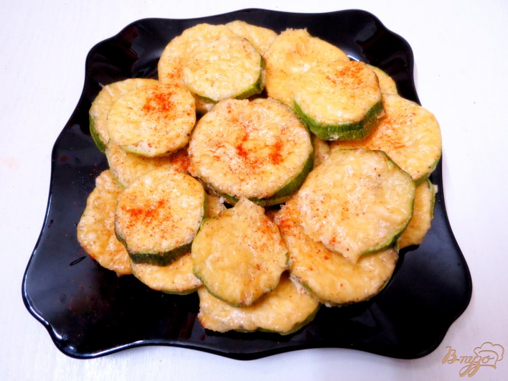 Кабачки острячки с сыром в духовке Кабачки острячки с сыром в духовке