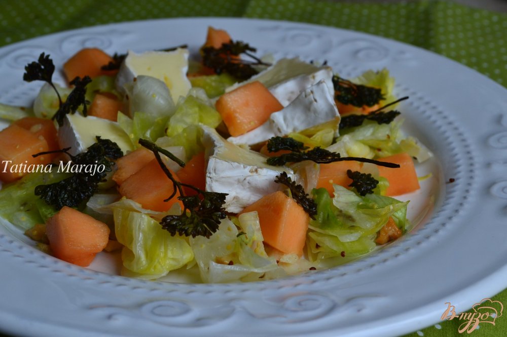 Салат с дыней и сыром Салат с дыней и сыром