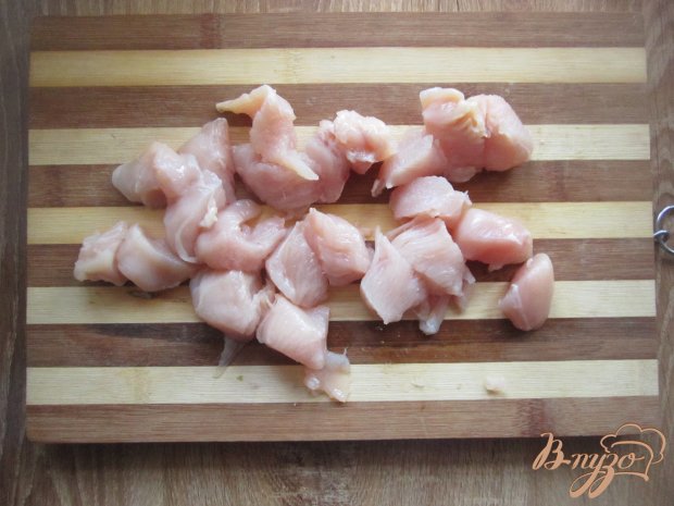 Рецепт Курица с овощами сливочном соусе