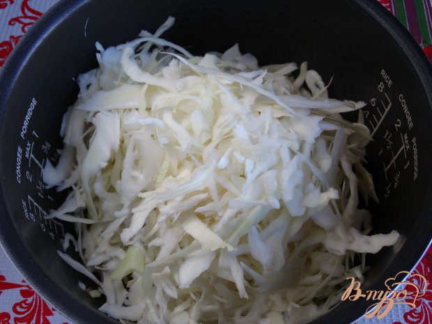 Капуста тушеная с булгуром и стручковой фасолью Капуста тушеная с булгуром и стручковой фасолью