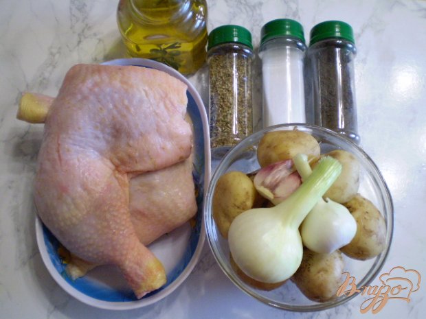Рецепт Курица с молодым картофелем в мультиварке