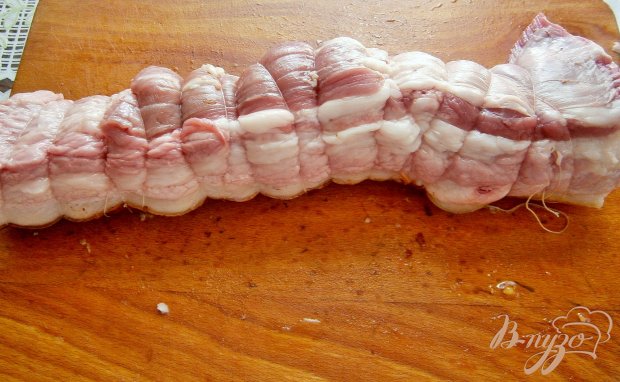 Рецепт Свиной подчеревок запеченный в духовке