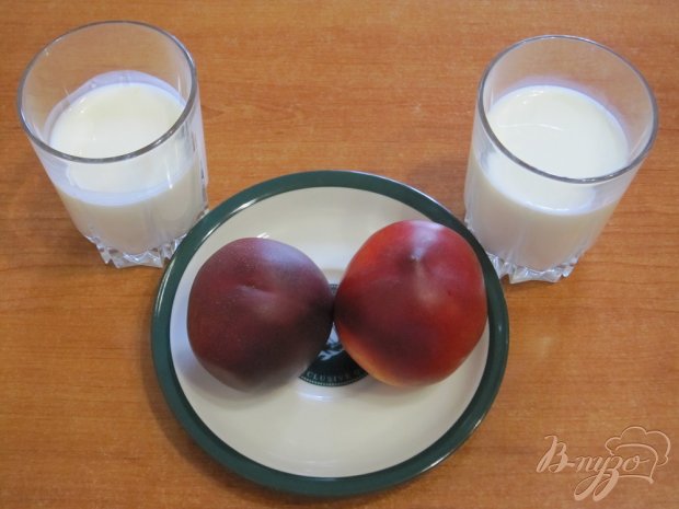 Рецепт Смузи из персиков с йогуртом