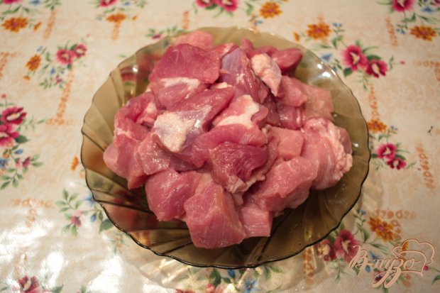 Рецепт Мясо с картофелем и луком тушеные