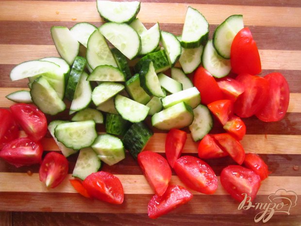 Рецепт Салат со свинины и овощами