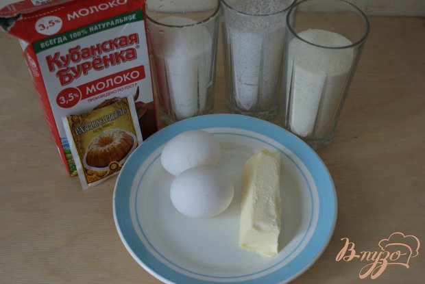 Рецепт Манник на молоке из ржаной муки