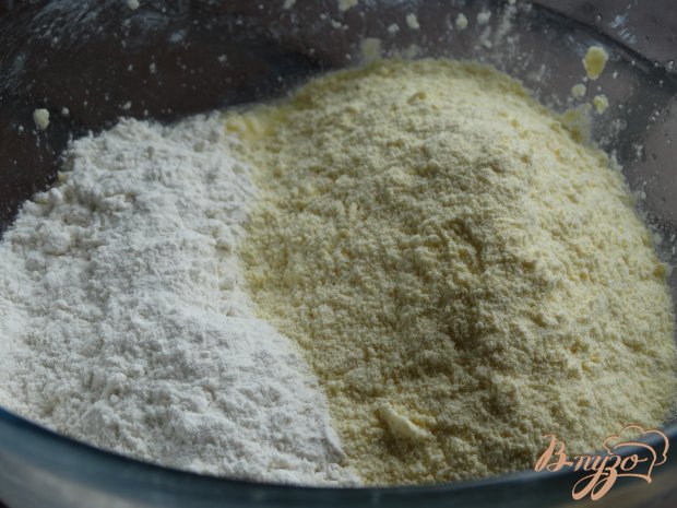 Мягкое кукурузное печенье с черникой Мягкое кукурузное печенье с черникой