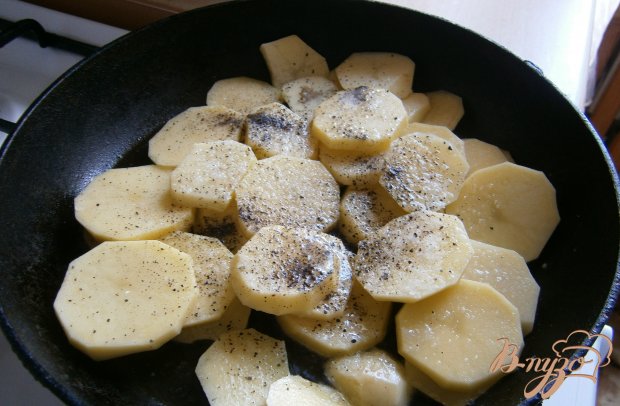 Рецепт Картофель с грибами в сметане