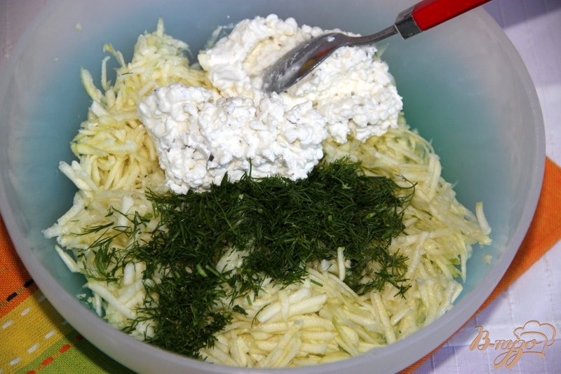 Оладьи из цуккини и творога Оладьи из цуккини и творога