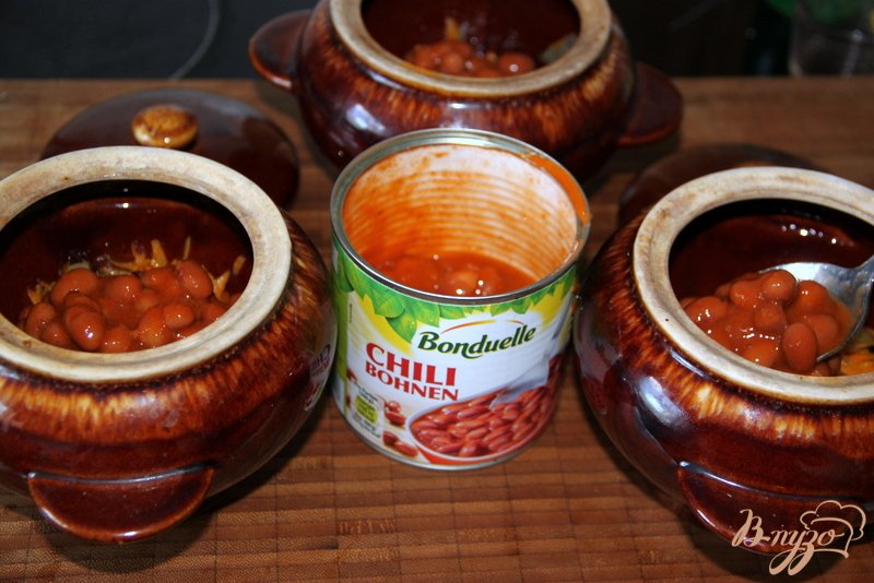 Горшочки с фасольками Горшочки с фасольками