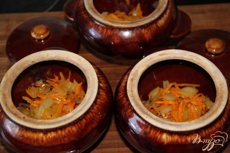 Горшочки с фасольками Горшочки с фасольками