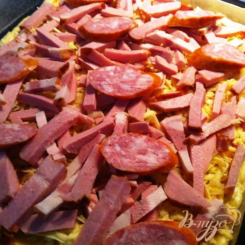 Пицца "Мясное ассорти" Пицца "Мясное ассорти"