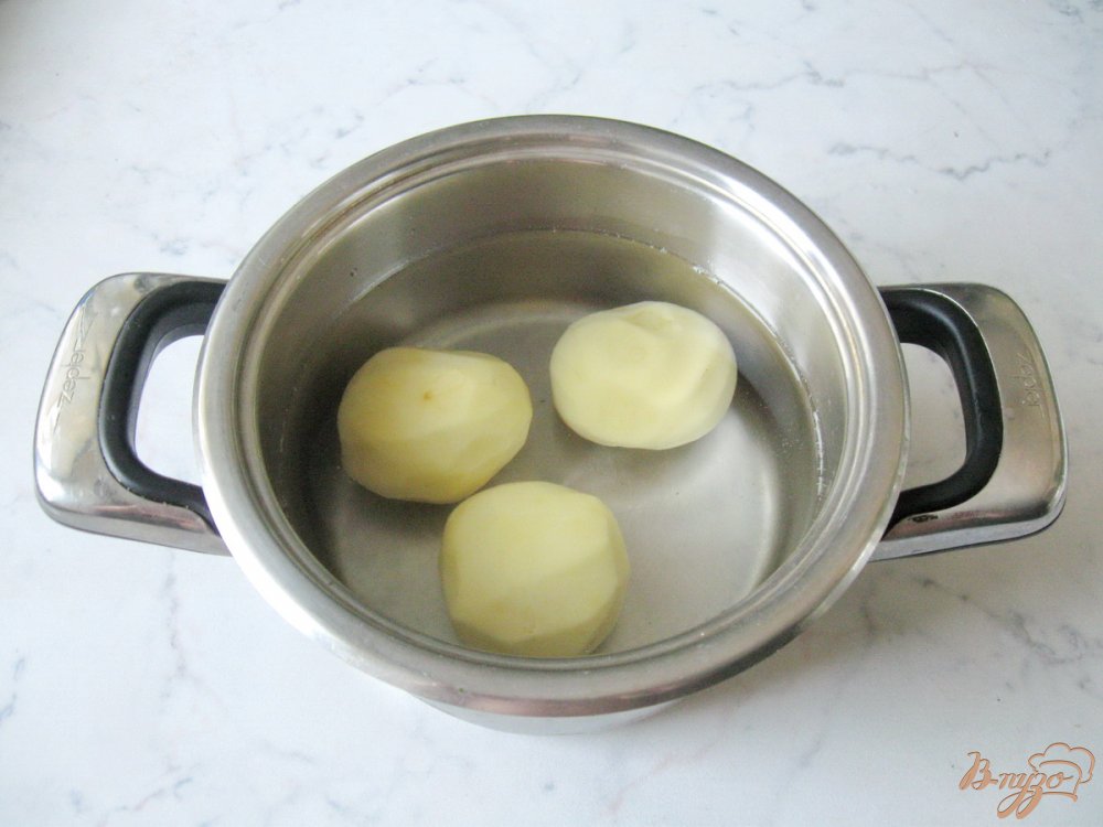 Картофель запечённый с зеленью и сыром Картофель запечённый с зеленью и сыром