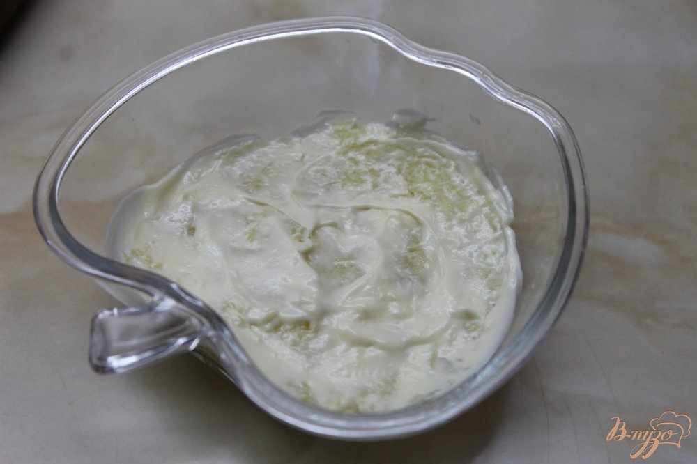 Салат с копченой колбасой и отварным картофелем Салат с копченой колбасой и отварным картофелем