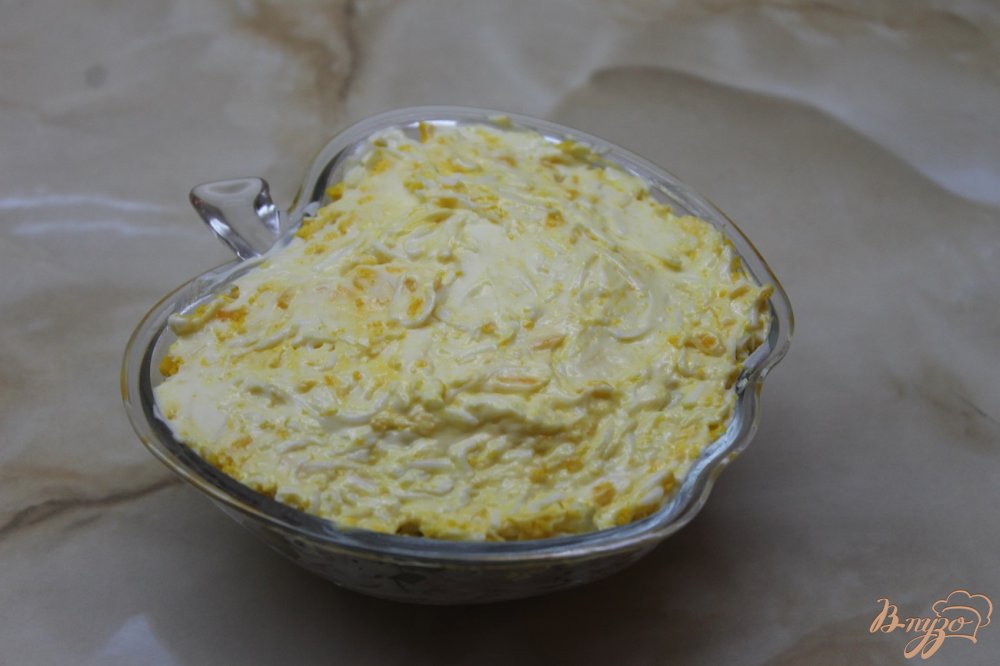 Салат с копченой колбасой и отварным картофелем Салат с копченой колбасой и отварным картофелем