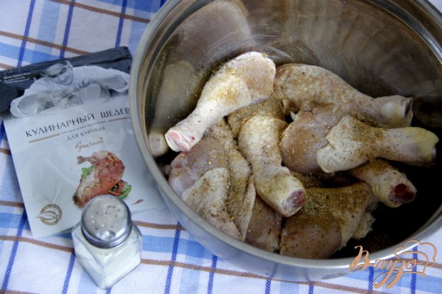 Рецепт Куриные голени в горчичном маринаде