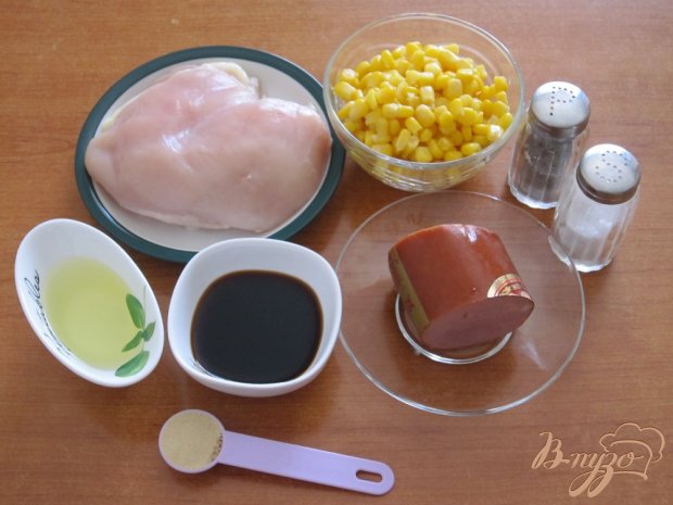 Рецепт Китайский суп с курицей и кукурузой