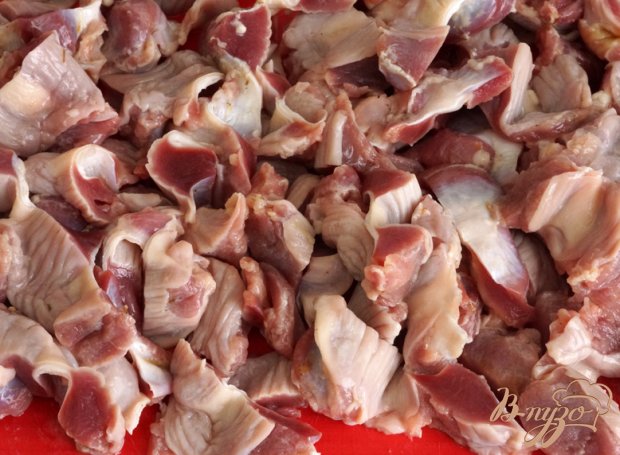 Острые куриные потрошка Острые куриные потрошка