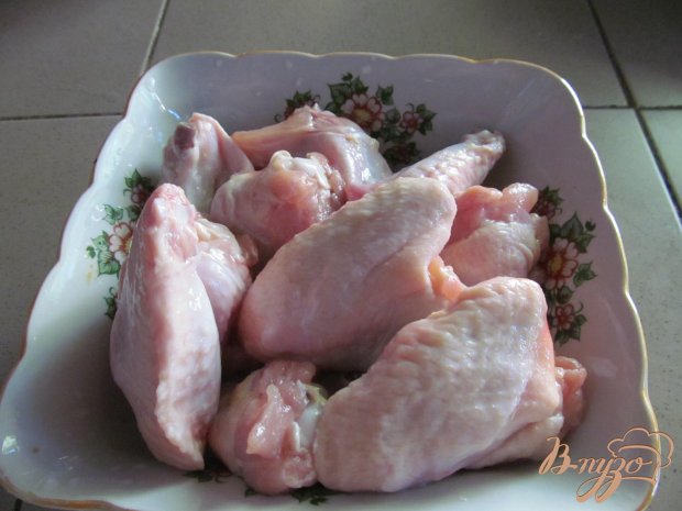 Рецепт Куриные крылышки с гречкой