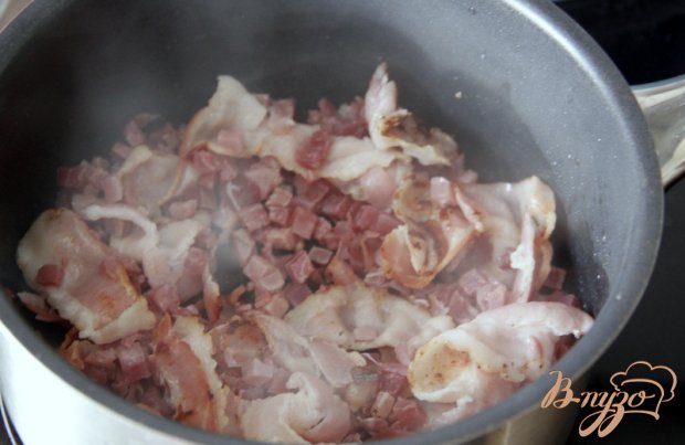 Картофельный салат с беконом и зеленой фасолью Картофельный салат с беконом и зеленой фасолью