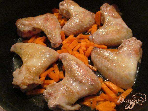 Куриные крылья с пшеном Куриные крылья с пшеном