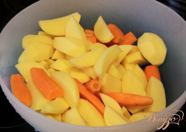 Рецепт Картофель с овощами "в рукаве"