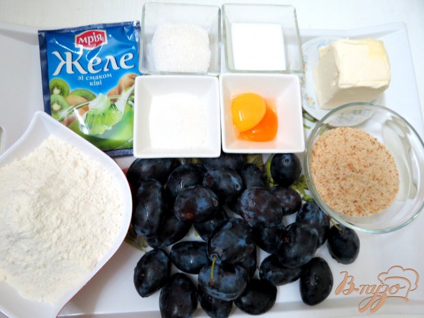 Рецепт Турецкий сливово-желейный пирог
