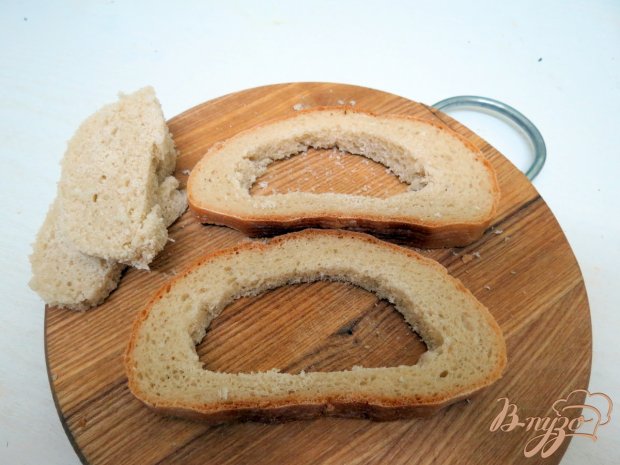 Рецепт Яичница в хлебе.