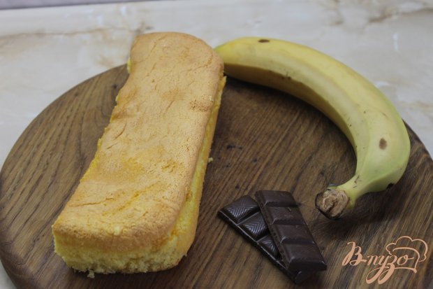 Рецепт Бисквитный торт с заварным кремом и вареной сгущенкой