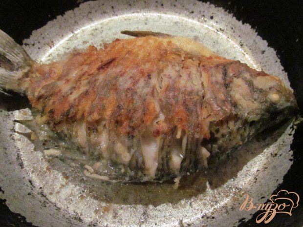 Карась под шубой с чесноком Карась под шубой с чесноком